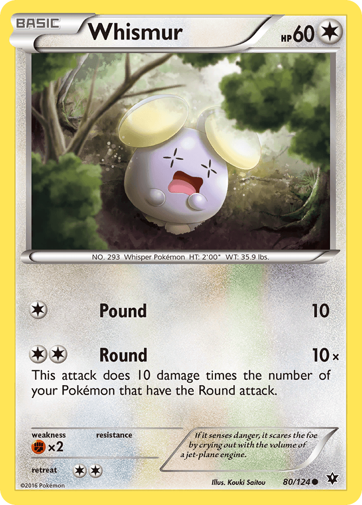 Whismur — Fates Collide #80