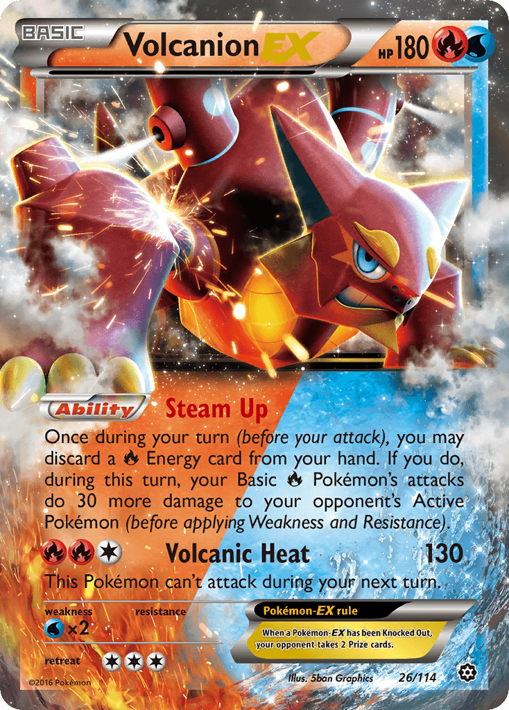 Volcanion-EX — Steam Siege #26