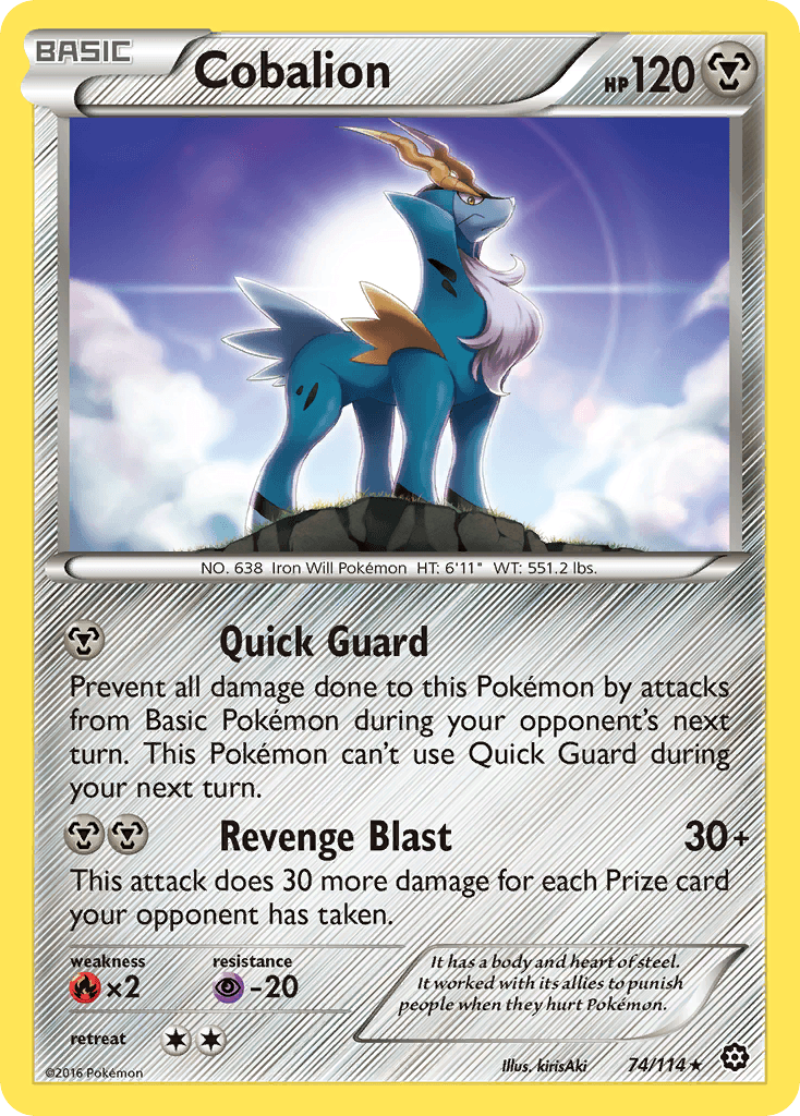 Cobalion — Steam Siege #74