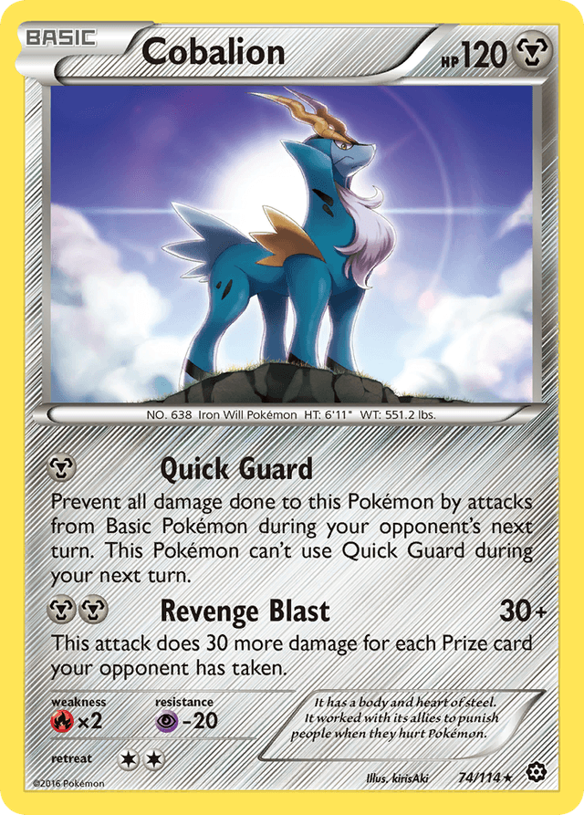Cobalion — Steam Siege #74