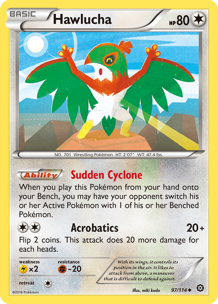 Hawlucha — Steam Siege #97