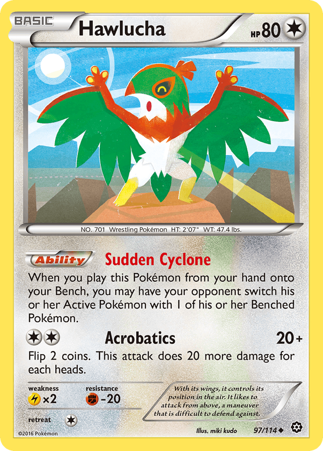 Hawlucha — Steam Siege #97