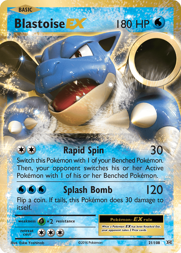 Blastoise-EX — Evolutions #21