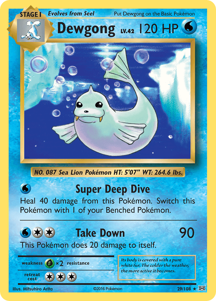 Dewgong — Evolutions #29