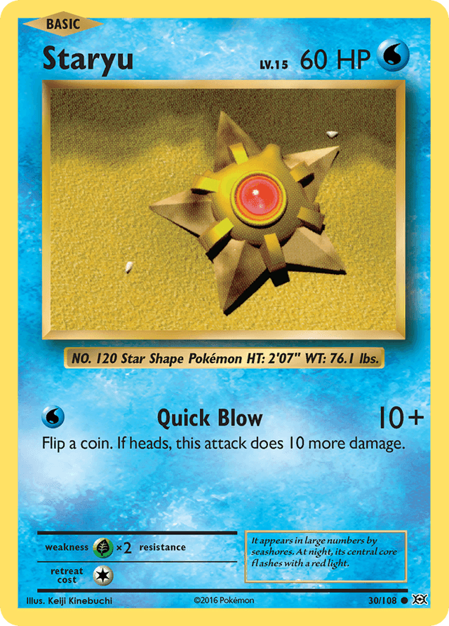 Staryu — Evolutions #30