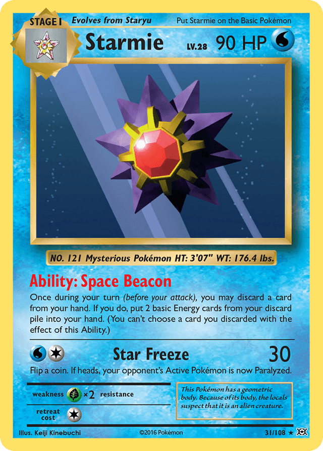 Starmie — Evolutions #31