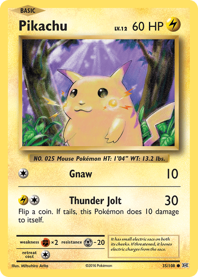 Pikachu — Evolutions #35