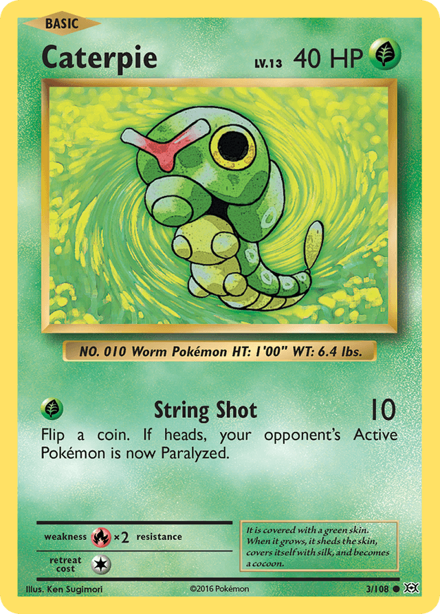 Caterpie — Evolutions #3