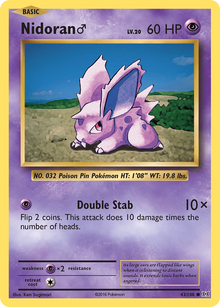 Nidoran ♂ — Evolutions #43