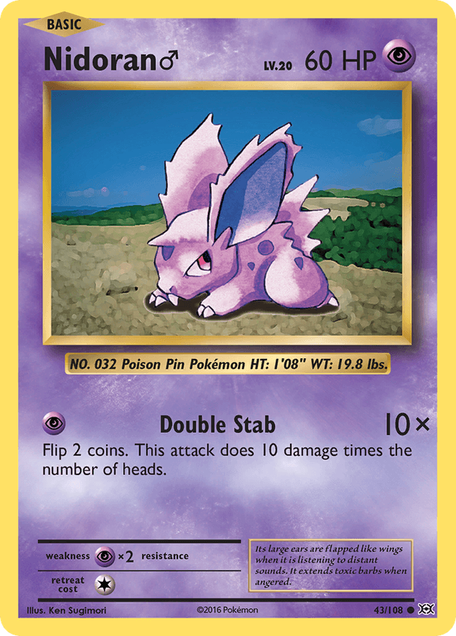 Nidoran ♂ — Evolutions #43