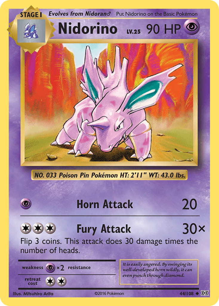 Nidorino — Evolutions #44