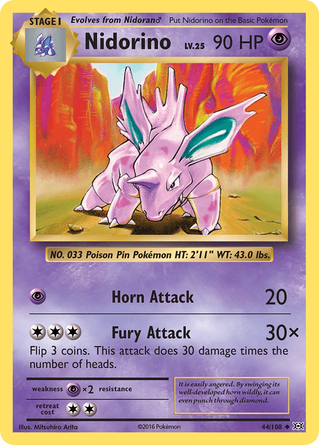 Nidorino — Evolutions #44