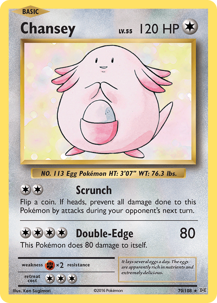 Chansey — Evolutions #70