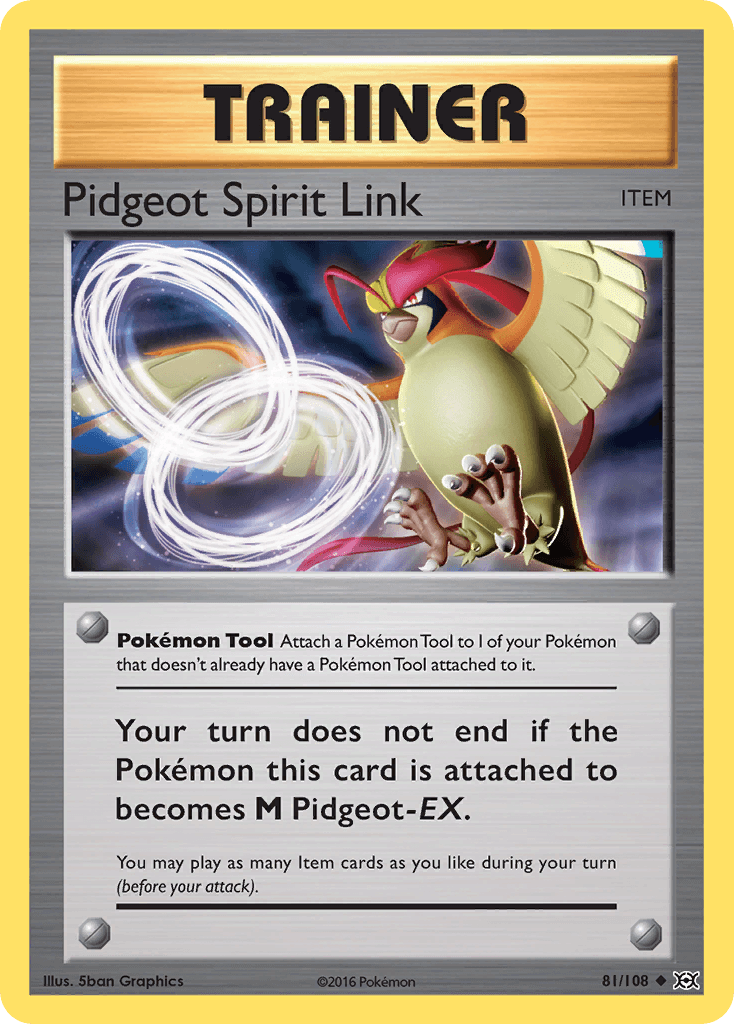 Pidgeot Spirit Link — Evolutions #81