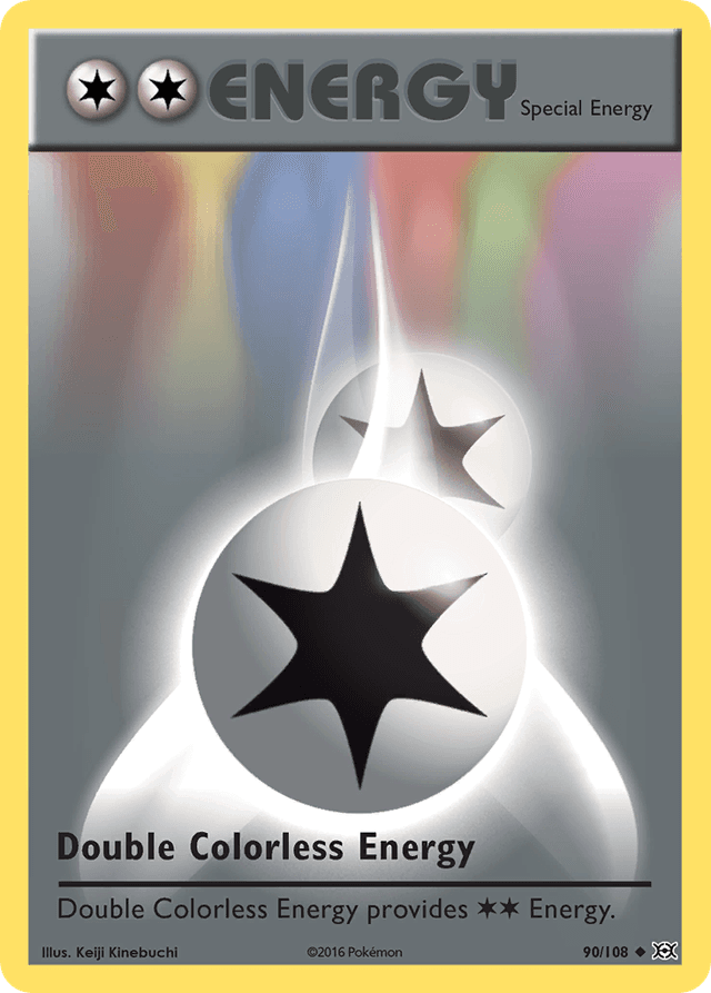 Double Colorless Energy — Evolutions #90