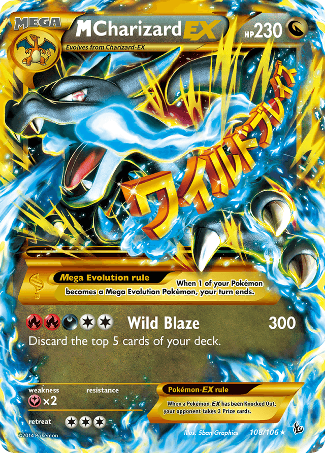 M Charizard-EX — Flashfire #108