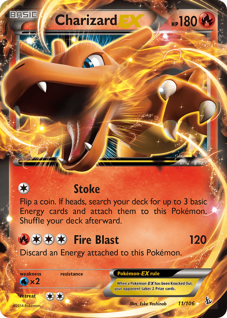 Charizard-EX — Flashfire #11