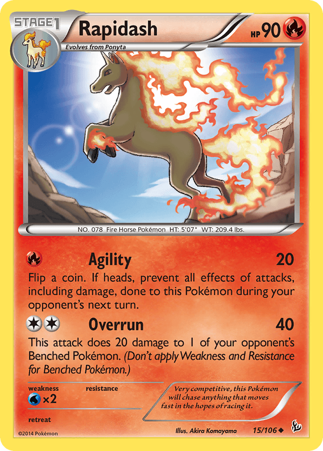 Rapidash — Flashfire #15