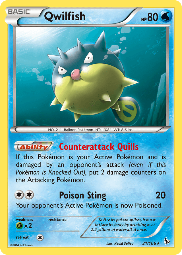 Qwilfish — Flashfire #21