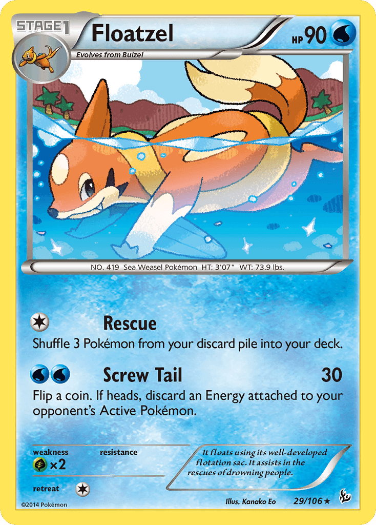 Floatzel — Flashfire #29