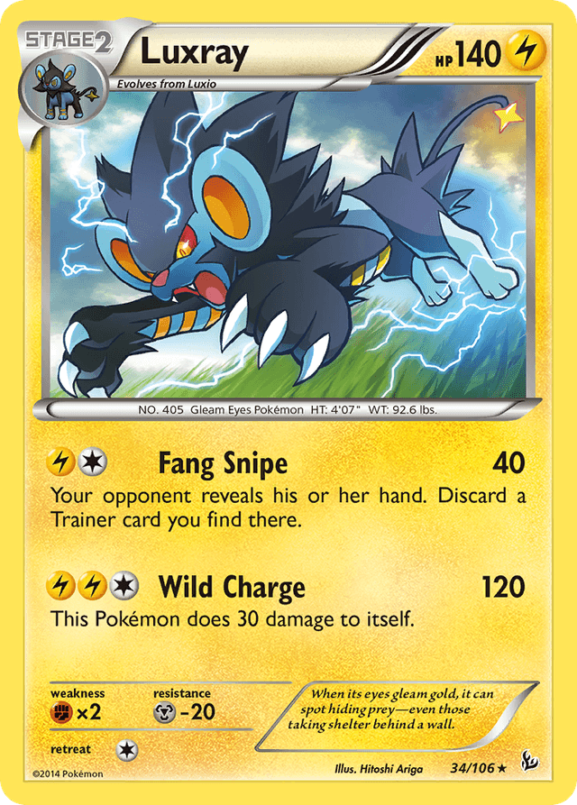 Luxray — Flashfire #34