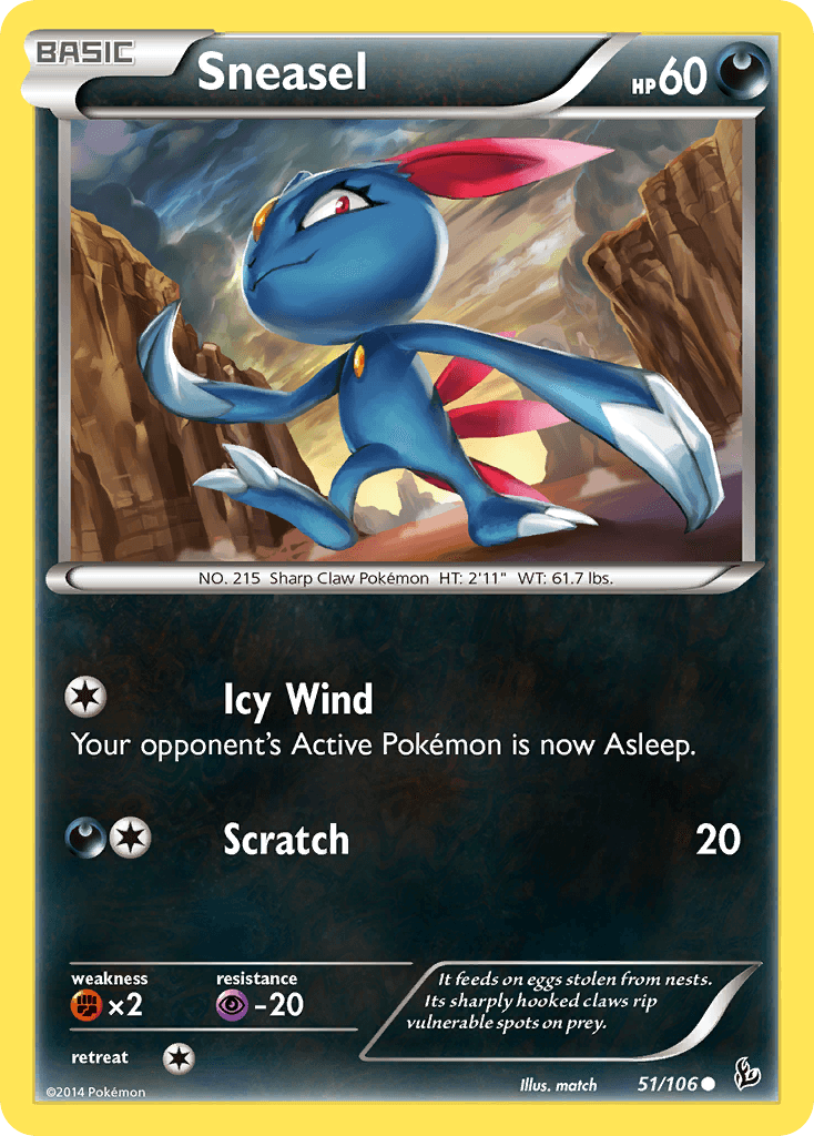 Sneasel — Flashfire #51