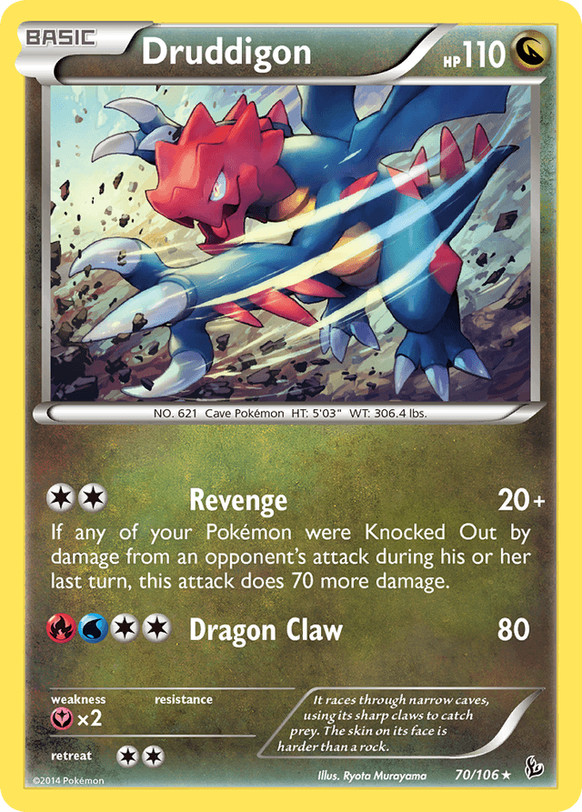 Druddigon — Flashfire #70