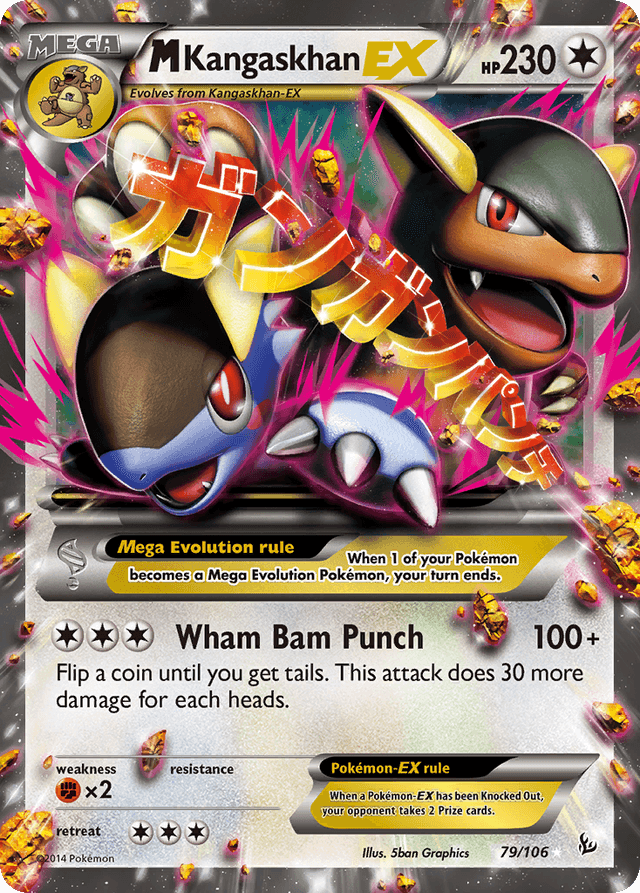 M Kangaskhan-EX — Flashfire #79