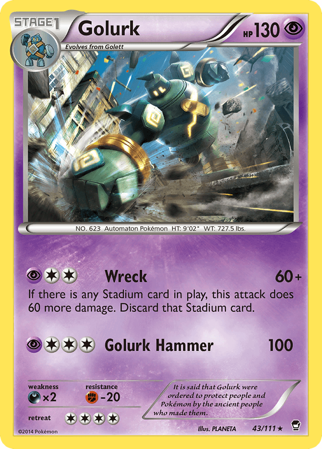 Golurk — Furious Fists #43