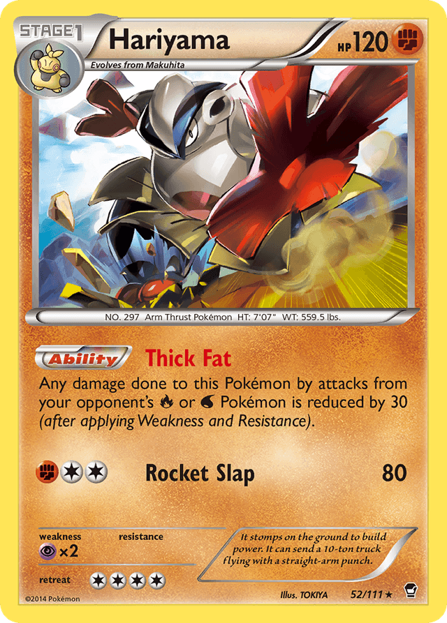 Hariyama — Furious Fists #52