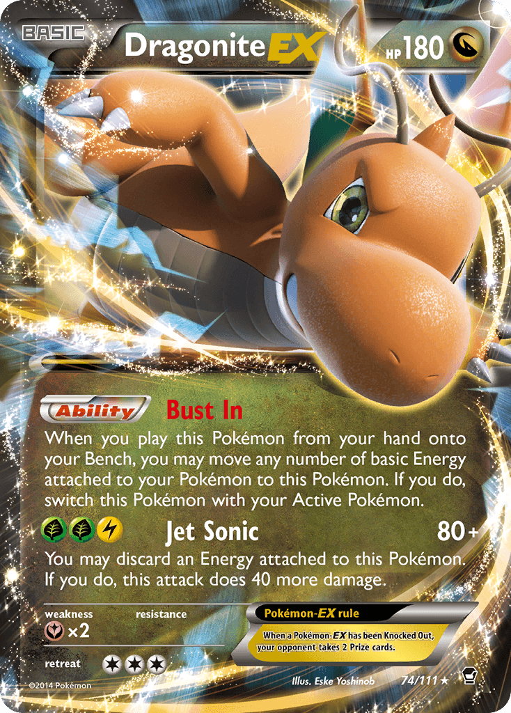 Dragonite-EX — Furious Fists #74