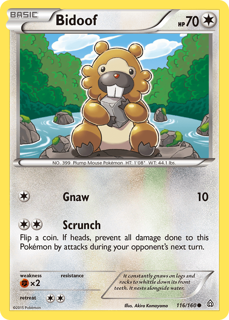 Bidoof — Primal Clash #116