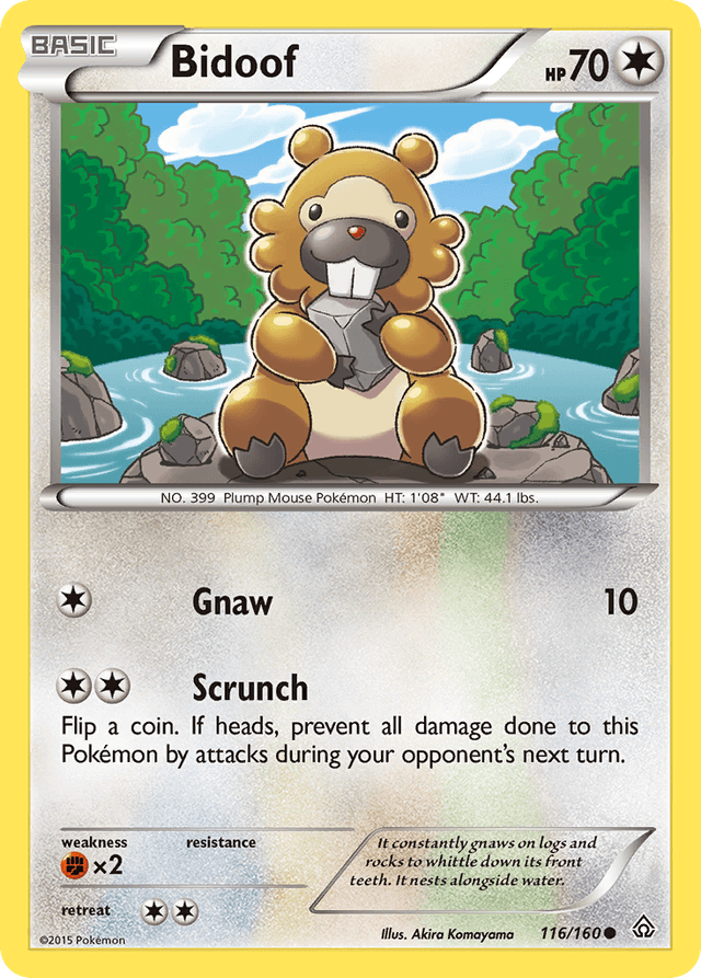 Bidoof — Primal Clash #116