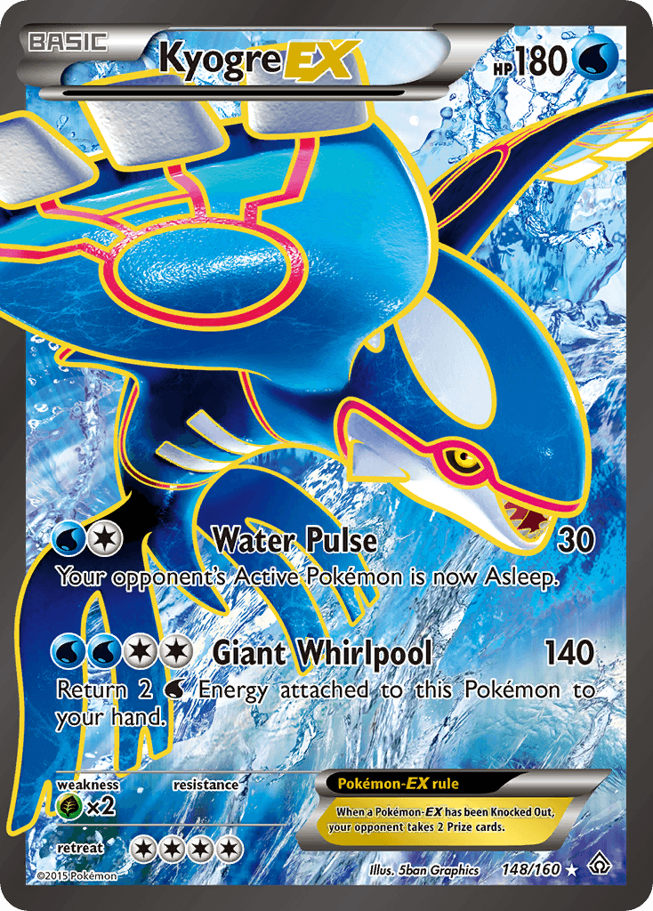 Kyogre-EX — Primal Clash #148