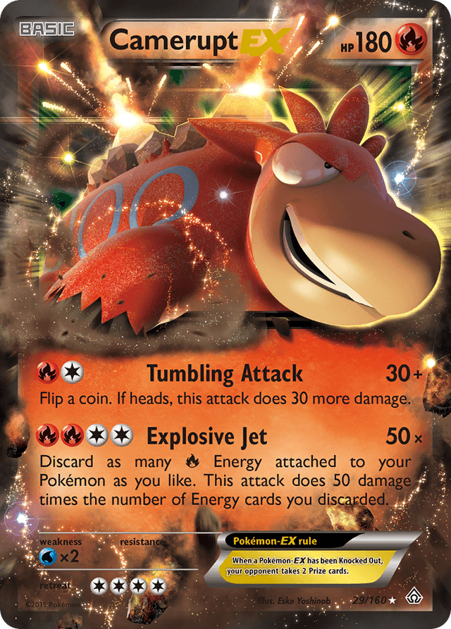 Camerupt-EX — Primal Clash #29