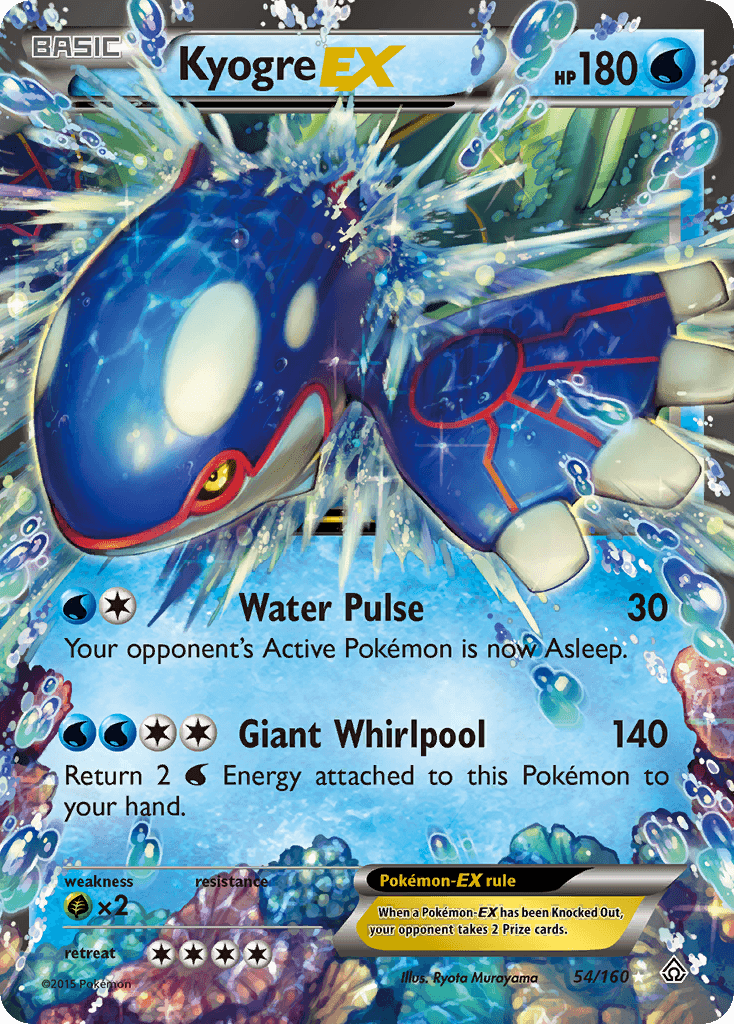 Kyogre-EX — Primal Clash #54