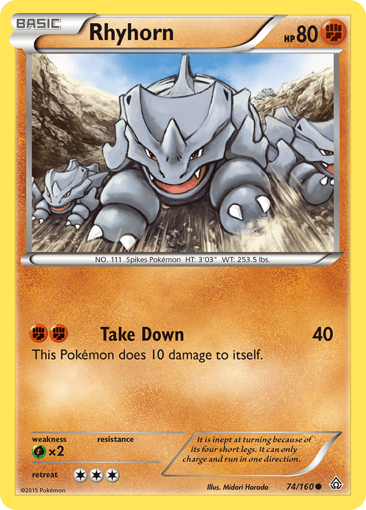 Rhyhorn — Primal Clash #74
