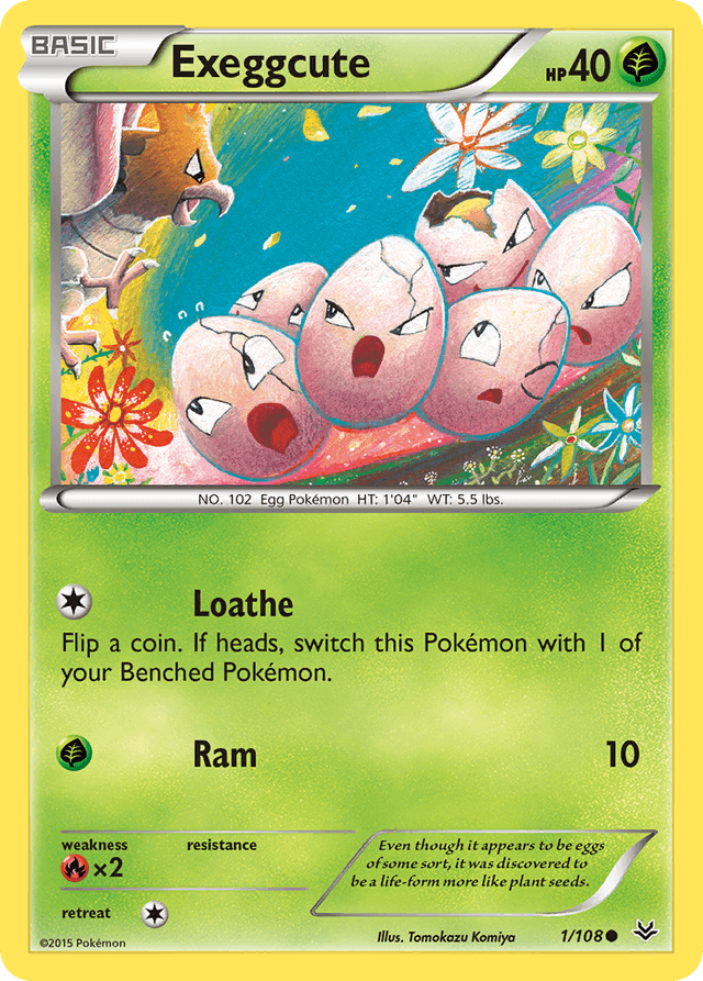 Exeggcute — Roaring Skies #1