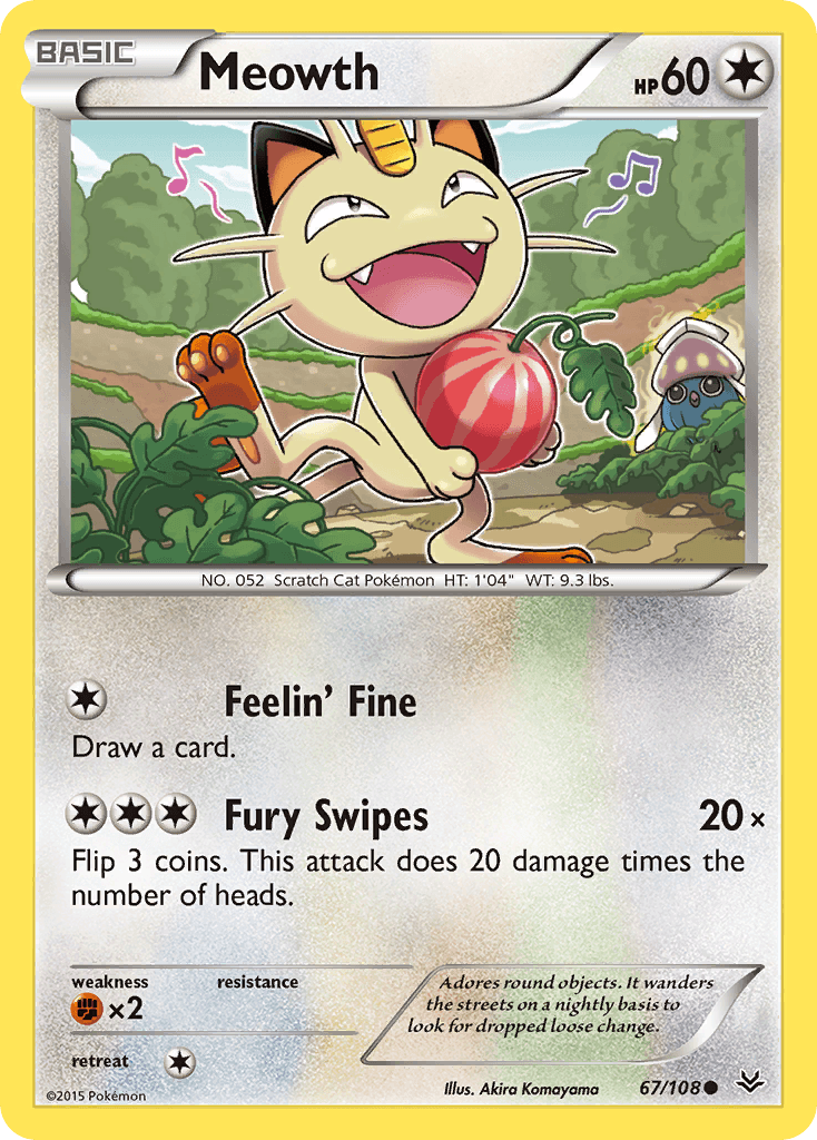 Meowth — Roaring Skies #67