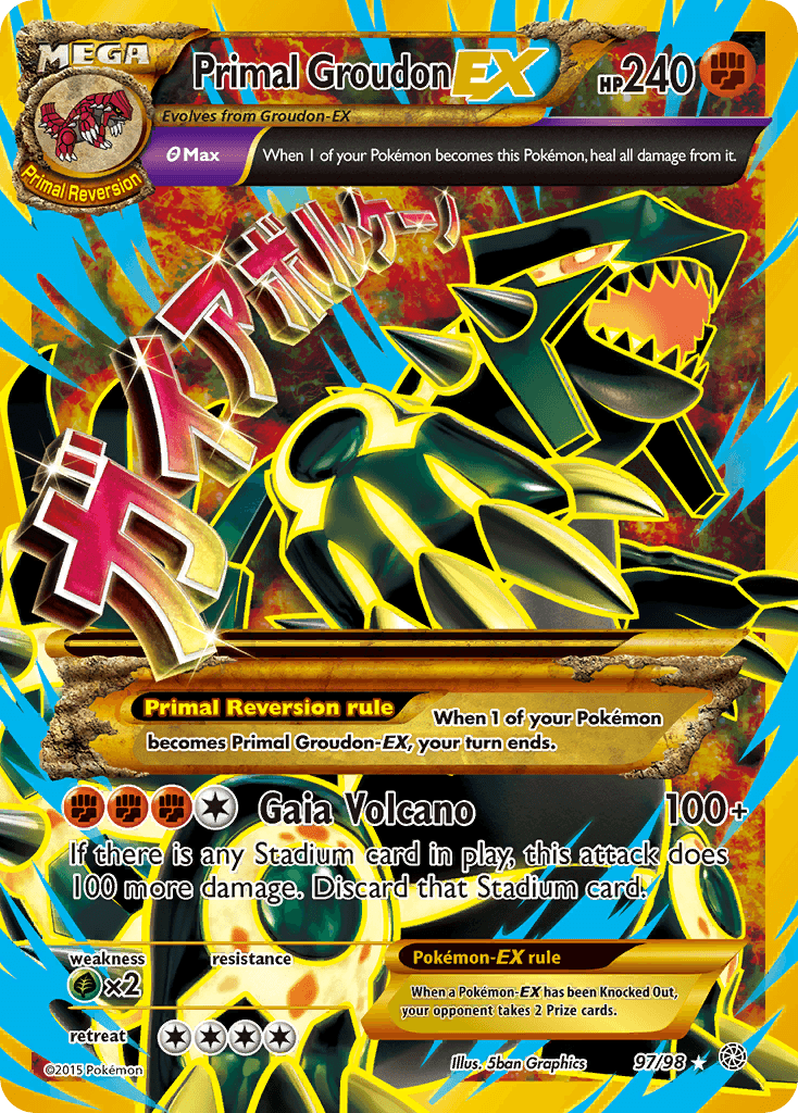 Primal Groudon-EX — Ancient Origins #97