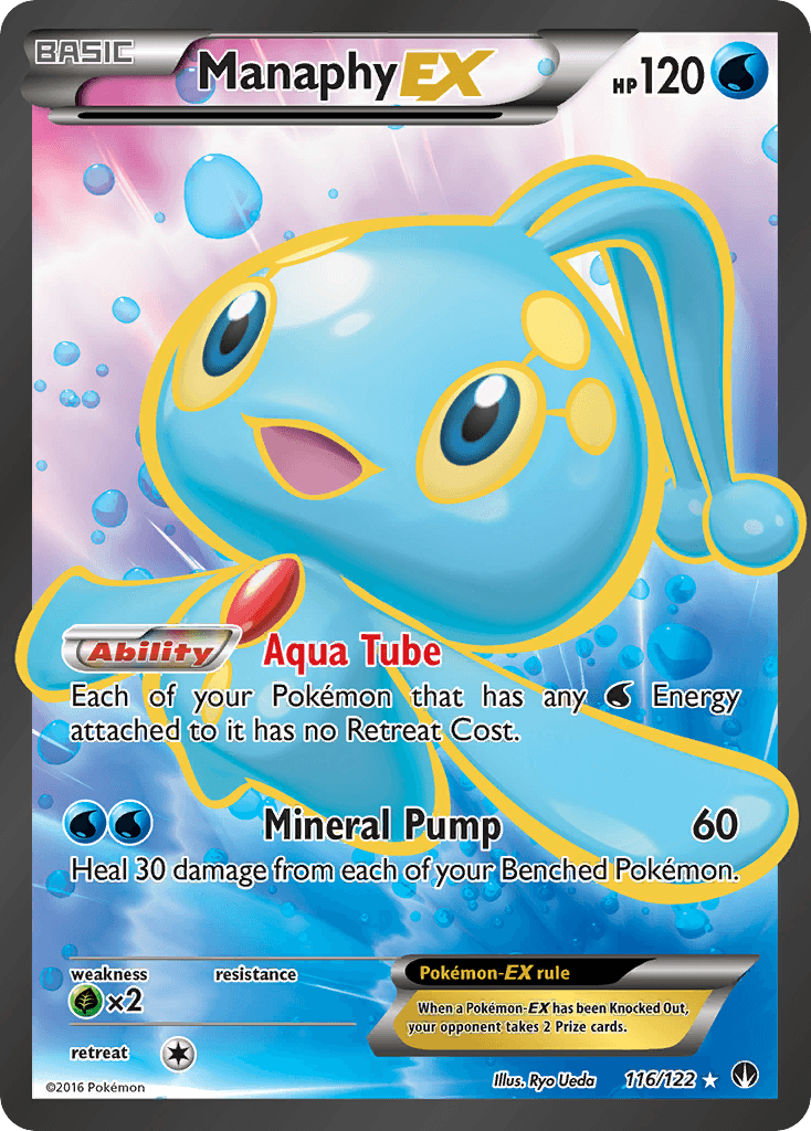Manaphy-EX — BREAKpoint #116