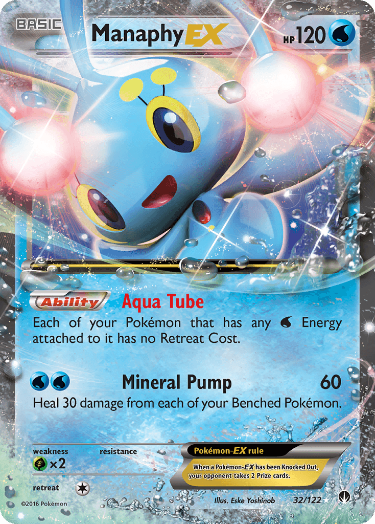 Manaphy-EX — BREAKpoint #32
