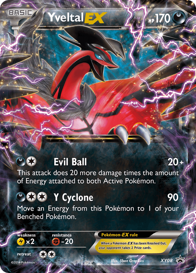 Yveltal-EX — XY Black Star Promos #XY08