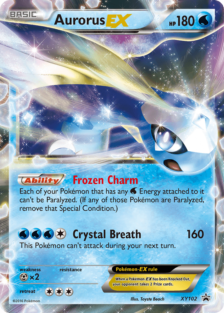 Aurorus-EX — XY Black Star Promos #XY102