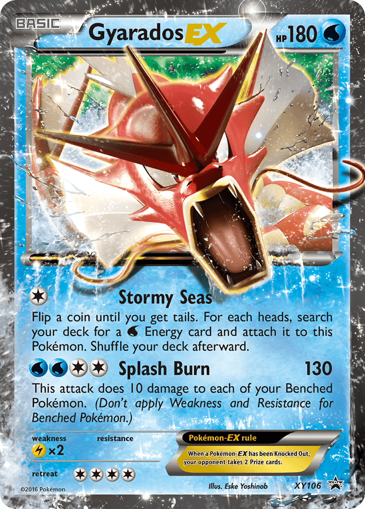 Gyarados-EX — XY Black Star Promos #XY106
