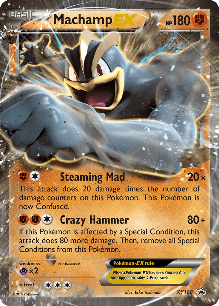 Machamp-EX — XY Black Star Promos #XY108