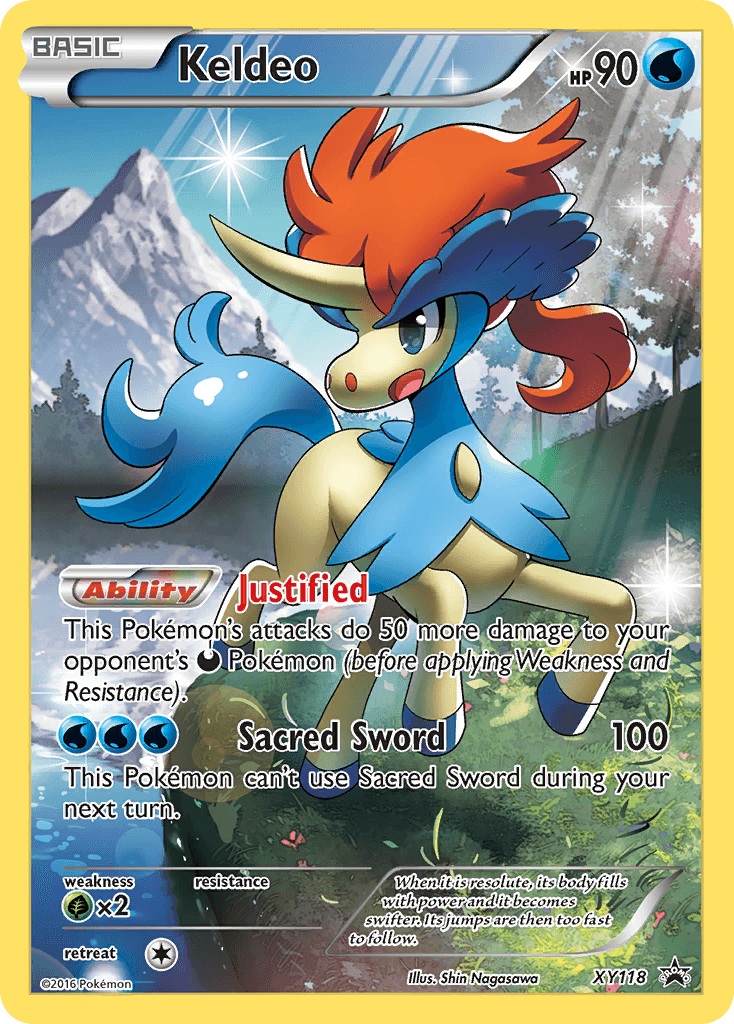 Keldeo — XY Black Star Promos #XY118