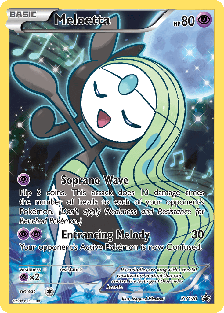 Meloetta — XY Black Star Promos #XY120