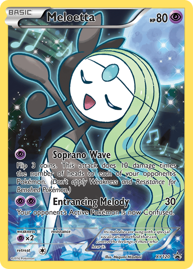 Meloetta — XY Black Star Promos #XY120