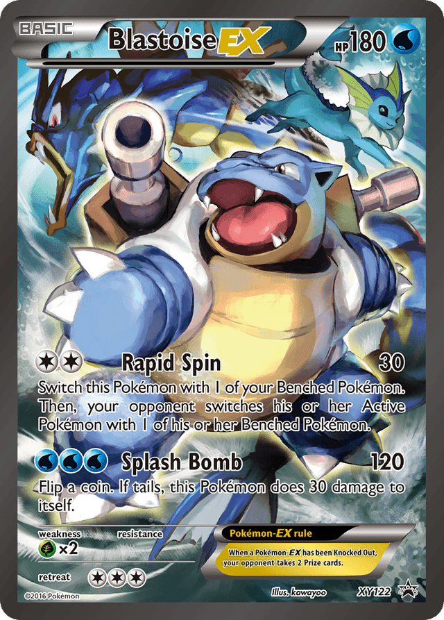 Blastoise-EX — XY Black Star Promos #XY122